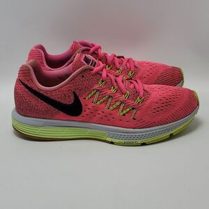 Nike Womens Pink Green Zoom Vomero 10 717441-608 Lace Up Athletic Shoes Size 8.5
